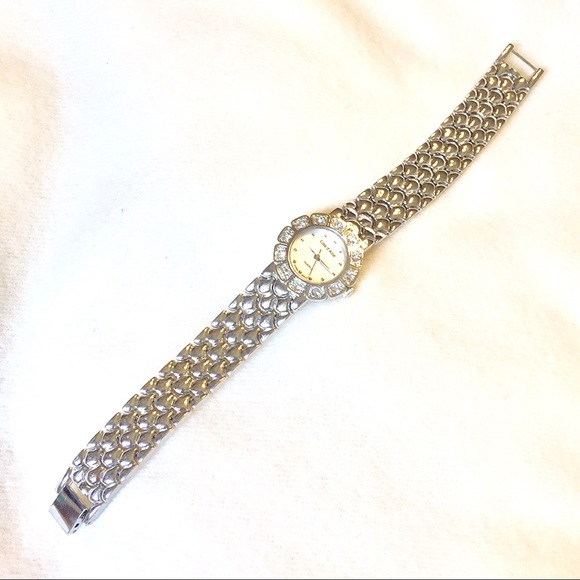 Côte d’ Azur silver watch with rhinestones - Picture 4 of 5